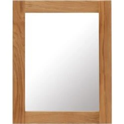 Mirror 40x50 Cm Solid Oak Wood VidaXL