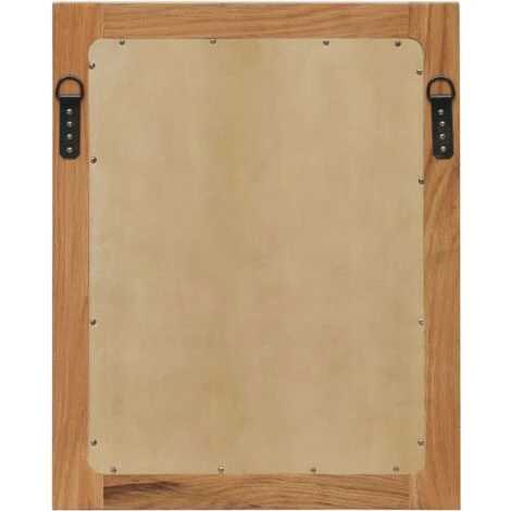 Mirror 40x50 Cm Solid Oak Wood VidaXL 6 Mirror 40x50 Cm Solid Oak Wood VidaXL - Image 4