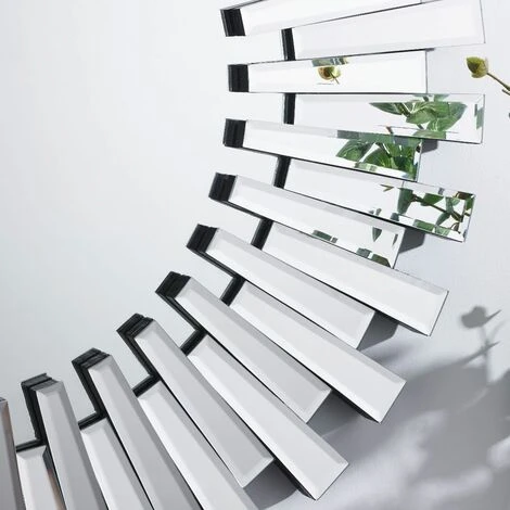 Starburst Small Silver Round Modern Mirror 4 Starburst Small Silver Round Modern Mirror - Image 2