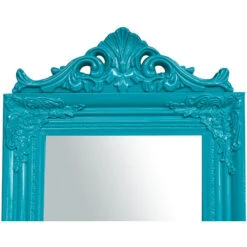 W43xDP3.5xH178 Cm Sized Blue Finish Floor Mirror -Home Improvement Store 19300074 3