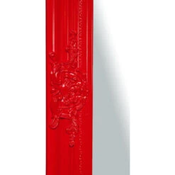 W44xDP3xH164 Cm Sized Red Finish Floor Mirror -Home Improvement Store 19300077 4