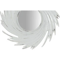 Set 2 Hand And Standing Mirrors For Toilets L24xPR1,5xH24 Cm Antique White Finish -Home Improvement Store 19301149 4