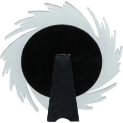 Set 2 Hand And Standing Mirrors For Toilets L24xPR1,5xH24 Cm Antique White Finish -Home Improvement Store 19301149 5