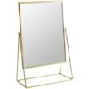 Harbour Housewares 32 X 50cm Rectangle Makeup Mirror - Gold -Home Improvement Store 45889231 1
