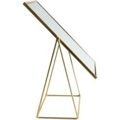 Harbour Housewares 32 X 50cm Rectangle Makeup Mirror - Gold 11 Harbour Housewares 32 X 50cm Rectangle Makeup Mirror - Gold -Home Improvement Store 45889231 5