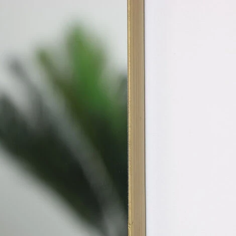 Gold Oval Wall Mirror 140cm X 43cm 4 Gold Oval Wall Mirror 140cm X 43cm - Image 2