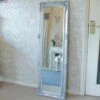 Tall Silver Ornate Mirror 47cm X 142cm -Home Improvement Store 57339362 1