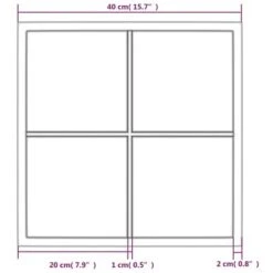 Wall Mirror Black 40x40 Cm Metal VidaXL 9 Wall Mirror Black 40x40 Cm Metal VidaXL -Home Improvement Store 58880428 3