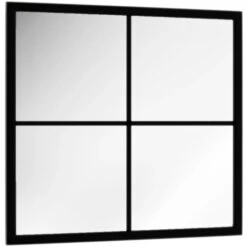 Wall Mirror Black 40x40 Cm Metal VidaXL 10 Wall Mirror Black 40x40 Cm Metal VidaXL -Home Improvement Store 58880428 4