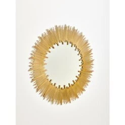 Premier Housewares Matera Art Deco Wall Mirror 9 Premier Housewares Matera Art Deco Wall Mirror -Home Improvement Store 63472330 3