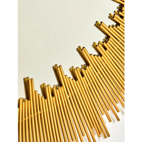 Premier Housewares Matera Art Deco Wall Mirror 7 Premier Housewares Matera Art Deco Wall Mirror - Image 5