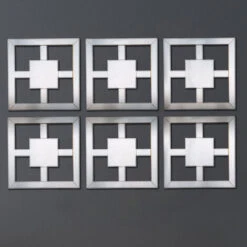 40cm Value Square Mirror Wall Art