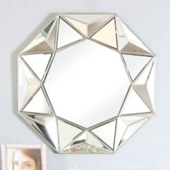 80cm 3D Wall Mirror -Home Improvement Store 79466619 3