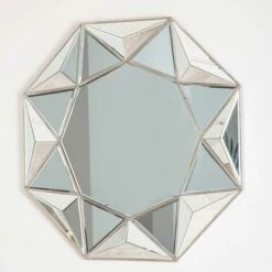 80cm 3D Wall Mirror -Home Improvement Store 79466619 4