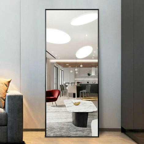 NeuType Full Length MIrror 150 X 50cm Floor Mirror With Stand And Alluminum Alloy Frame Large Wall Mirror For Living Room Bedroom Gold 3 NeuType Full Length MIrror 150 X 50cm Floor Mirror With Stand And Alluminum Alloy Frame Large Wall Mirror For Living Room Bedroom Gold
