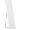 Modern Bedroom Freestanding 40 X 140 Cm Tall Long Framed Mirror White Torcy -Home Improvement Store 8691823 1