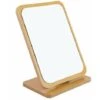 Wooden Foldable Tabletop Makeup Mirror - Small Square Vertical Mirror - Portable Makeup Mirror - Small Square Vertical Mirror 2 Wooden Foldable Tabletop Makeup Mirror - Small Square Vertical Mirror - Portable Makeup Mirror - Small Square Vertical Mirror -Home Improvement Store 87611993 1