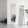 EMKE Freestanding Mirror 160x40cm Full Length Mirror For Living Room Bedroom Silver Metal Frame Large Mirror -Home Improvement Store 89413230 1