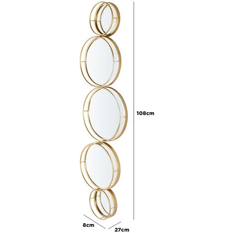 Wall Decoration Mirror For Living Room Furniture, Wall Mounted Mirror 5 Wall Decoration Mirror For Living Room Furniture, Wall Mounted Mirror - Image 3