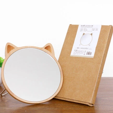 Cat Desktop Mirror Makeup Mirror For Table Bathroom Shower Travel Hand Mirror 5 Cat Desktop Mirror Makeup Mirror For Table Bathroom Shower Travel Hand Mirror - Image 3