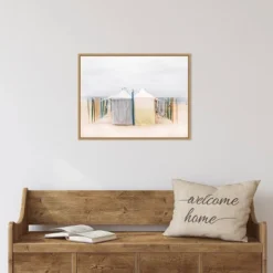 24" X 18" Seaside 5 By Carina Okula Framed Canvas Wall Art - Amanti Art -Home Improvement Store GUEST 02acb239 0ec0 4706 9eb2 9b6d05b9973a