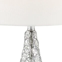 360 Lighting Sergio Modern Accent Table Lamps 23 1/2" High Set Of 2 Acrylic Chrome USB Charging Port White Drum For Bedroom Living Room Bedside Desk 12 360 Lighting Sergio Modern Accent Table Lamps 23 1/2" High Set Of 2 Acrylic Chrome USB Charging Port White Drum For Bedroom Living Room Bedside Desk -Home Improvement Store GUEST 05e37469 63de 4569 8fb7 e40b713dc79a