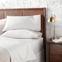 New Arrival 20 2pk Cotton Percale Microstripe Pillowcase Set - Hearth & Hand™ With Magnolia