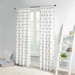 Ashley Pom-Pom Embellished Window Panel