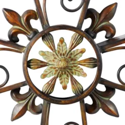 Metal Cross Scroll Wall Decor Brown - Olivia & May -Home Improvement Store GUEST 08ceabd7 c394 4445 a830 111f670cd42c