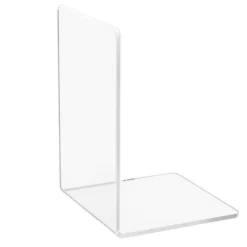 Juvale 6 Pack Acrylic Bookends For Shelves, Clear Book Ends L Shaped Book Stoppers For Office & Home, 4.5 X 7.1 In -Home Improvement Store GUEST 09f08913 3d8e 4f6c adf8 8306725fc243