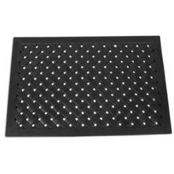 BIRDROCK HOME 24 X 36 Rubber Doormat With Basket Weave Design - Black -Home Improvement Store GUEST 0c090d91 e4b4 49a4 acf9 374a56dfdab3