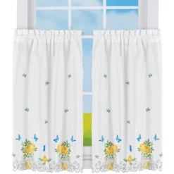Collections Etc Floral Butterfly Curtains -Home Improvement Store GUEST 0c43dfb2 d9ae 4a63 a3e8 9b8e2a2210c5