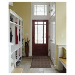 2'x3' Solid Diamond Doormat Brown/Black - HomeTrax -Home Improvement Store GUEST 0d35a9ca 0e5d 4366 a56c 56b299e2c99b