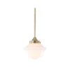 7.2" Adjustable Metal/Glass Kurtz Drop Pendant (Includes Energy Efficient Light Bulb) - JONATHAN Y