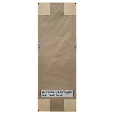 19" X 53" Imperial Framed Full Length On The Door Mirror - Amanti Art 5 19" X 53" Imperial Framed Full Length On The Door Mirror - Amanti Art - Image 3