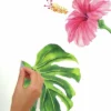 Tropical Hibiscus Flower Peel And Stick Wall Decal - RoomMates
