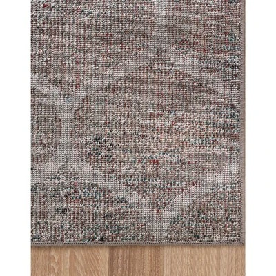 Unique Loom Trellis Frieze Rounded Area Rug 5 Unique Loom Trellis Frieze Rounded Area Rug - Image 3