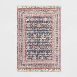 Alexandra Floral Printed Border Persian Rug Blush - Opalhouse™ -Home Improvement Store GUEST 13831d26 e9c0 4d66 95de 449574be25e7