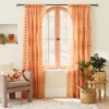 1pc Sheer Ophelia Printed Burnout Window Curtain Panel Orange - Opalhouse™ Designed With Jungalow™ -Home Improvement Store GUEST 1403018d 86ae 4f43 bdb8 a45381091bf1