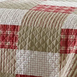 Eddie Bauer Camano Island Plaid Cotton Quilt Set - Red -Home Improvement Store GUEST 150609c9 9afa 46dc a122 c8e10233ec7f