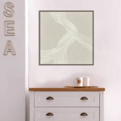 22" X 22" On The Same Wavelength I By Isabelle Z Framed Canvas Wall Art Gray Wash - Amanti Art -Home Improvement Store GUEST 16273fbe d584 4f8c 8757 edc0b305f640