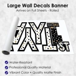 Big Dot Of Happiness 1st Birthday Little Mr. Onederful - Peel And Stick Boy First Birthday Party Large Banner Wall Decals - Happy Birthday 11 Big Dot Of Happiness 1st Birthday Little Mr. Onederful - Peel And Stick Boy First Birthday Party Large Banner Wall Decals - Happy Birthday -Home Improvement Store GUEST 172abd48 fdd2 4e1b a98b e5a4417b0103