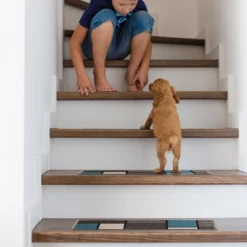 World Rug Gallery Contemporary Modern Boxes Non-Slip Stair Treads -Home Improvement Store GUEST 17eb67d1 4555 4e15 8392 48f34d393383