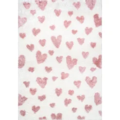 NuLOOM Alison Heart Shag Area Rug -Home Improvement Store GUEST 19cdbf21 ad30 4e54 a189 76bdf72d601e