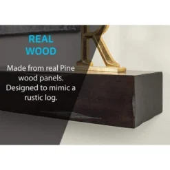 Mantels Direct Breckenridge Rustic Distressed Wood Fireplace Mantel Wall Shelf -Home Improvement Store GUEST 1b004654 490d 44e6 ad7f 1e9cdb11c6db