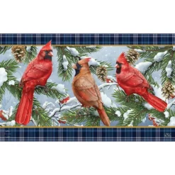 Wintertime Cardinals Doormat 30" X 18" Indoor Outdoor Briarwood Lane -Home Improvement Store GUEST 1b2addc3 3a2e 408f a63f 96c58cb630fe