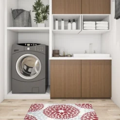 World Rug Gallery Modern Floral Circles Anti Fatigue Standing Mat -Home Improvement Store GUEST 1cb03a8c 29db 4dfd aec2 76ce794a05c7