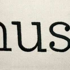 12"x20" Oversize Celebrations Embroidered Lumbar Throw Pillow Oyster/Black - Edie@Home -Home Improvement Store GUEST 1cba817d 59fc 40d6 9a7b 8b42e4fc75c6