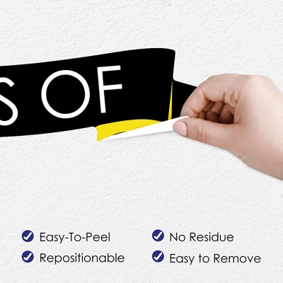 Big Dot Of Happiness Yellow Class Of 2023 Graduation Party Wall Decals Set Of 20 4 Big Dot Of Happiness Yellow Class Of 2023 Graduation Party Wall Decals Set Of 20 - Image 2