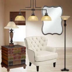 Regency Hill Traditional Torchiere Floor Lamp 70" Tall Hand Applied Black Bronze Swirl Font Amber Glass Shade For Living Room Uplight 17 Regency Hill Traditional Torchiere Floor Lamp 70" Tall Hand Applied Black Bronze Swirl Font Amber Glass Shade For Living Room Uplight -Home Improvement Store GUEST 1e093d41 b064 402f 8297 6208c0ca0bcc